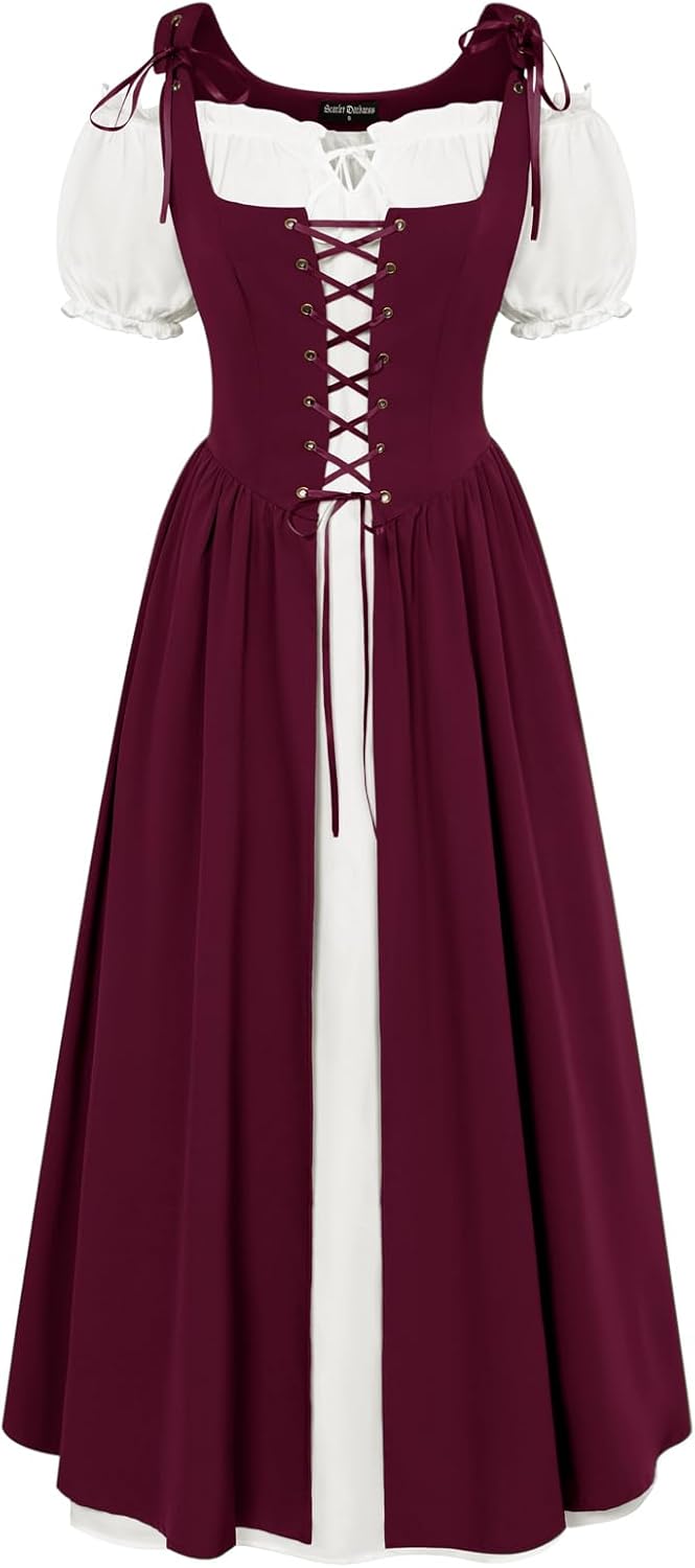 Stunning Renaissance Costume for Women with Pockets and Elegance