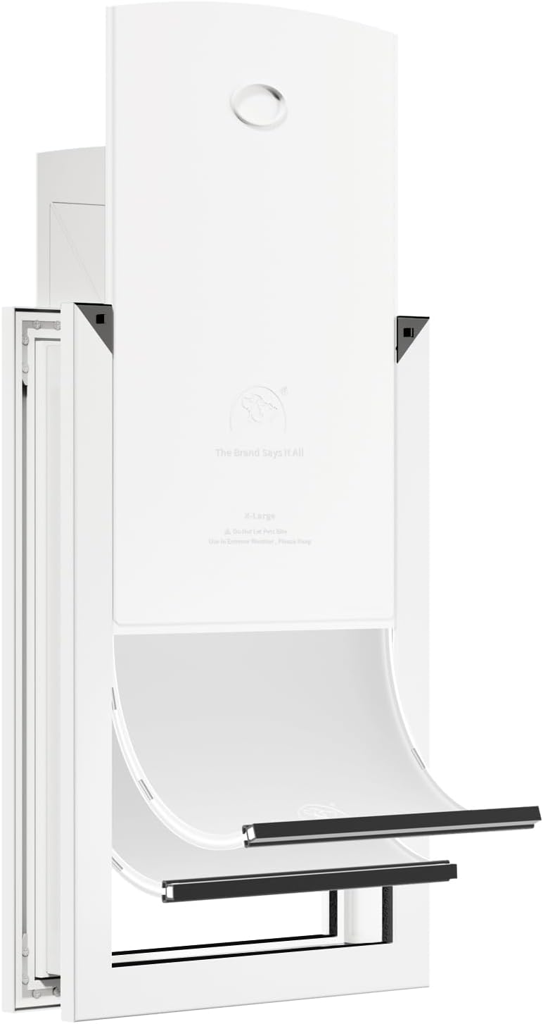 HARDLIGHT XL Dog Door with Aluminum Frame for Easy Installation