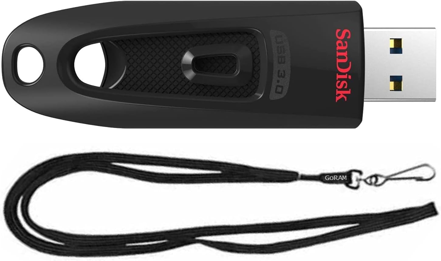 SanDisk 512GB Ultra USB 3.0 Flash Drive with GoRAM Lanyard