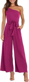 ANRABESS Women One Shoulder Jumpsuit - Slim, Versatile Style