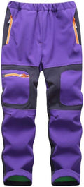 Kids Fleece Hiking Snow Waterproof Pants - Warm, Breathable Protection