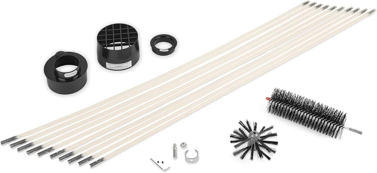 RLE30 LintEater Rotary Dryer Vent Cleaning System for Safety