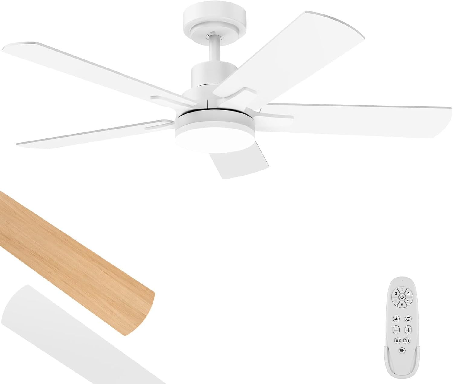 Ceiling Fan With Light 42-Inch Remote Control for Any Room