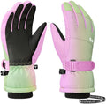 Boys Girls Ski Snow Gloves Waterproof Winter Insulated Thermal Kids