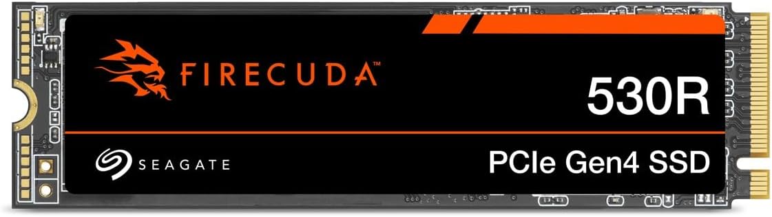 Seagate FireCuda 530R SSD 4TB Internal Drive for Gaming & More