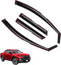 in-Channel Window Visors for Hyundai Santa Cruz 2022-2025 - Dark Smoke