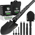 Survival Shovel w/ Pick - Heavy Duty Carbon Steel Entrenching Tool