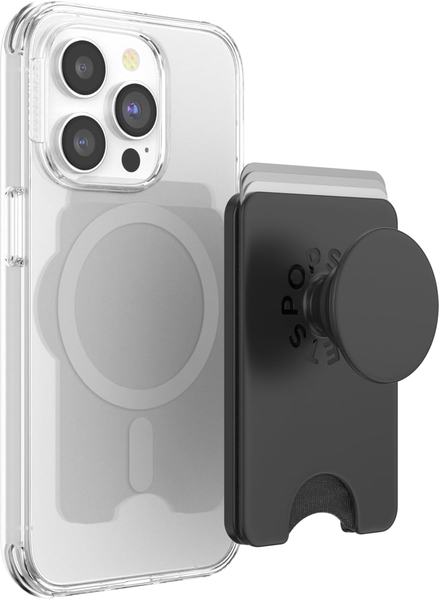 PopSockets Phone Wallet with Expanding Grip for MagSafe Use