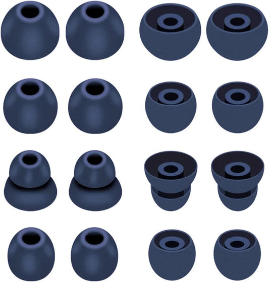 16pcs Navy Ear Tips for Powerbeats Pro, Enhanced Fit