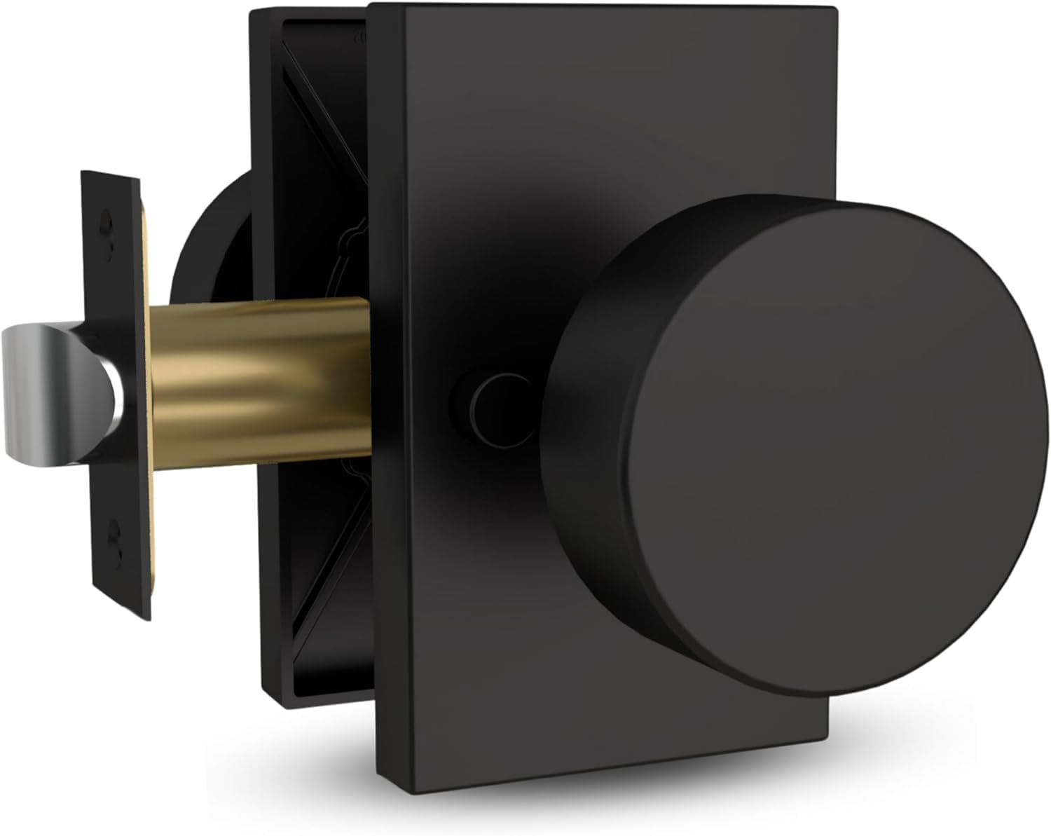 Mega Handles Matte Black Privacy Door Knob for Stylish Homes