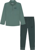 Boys Hoodie Set with Zip Up Pullover - Lightweight Relaxed Fit