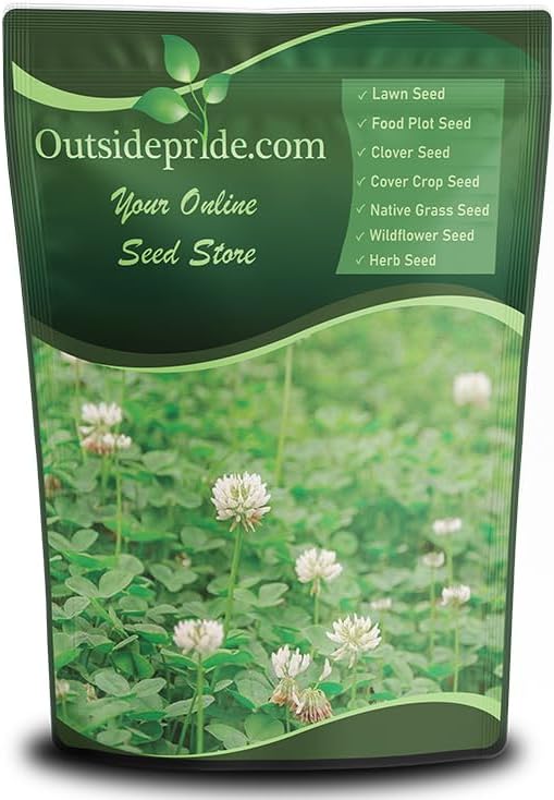 Perennial White Dutch Clover Seed for Lawn and Erosion Control