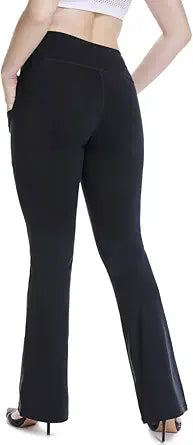 Plus Size Dress Yoga Pants High Waisted Bootcut Flared Leg