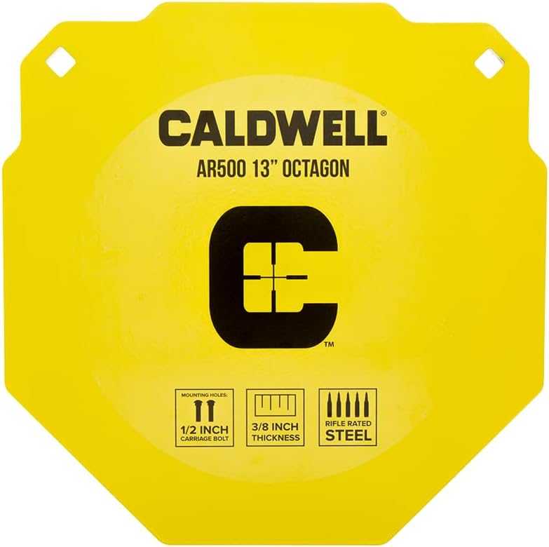 Caldwell High Caliber AR500 Steel Targets for Precision Shooting