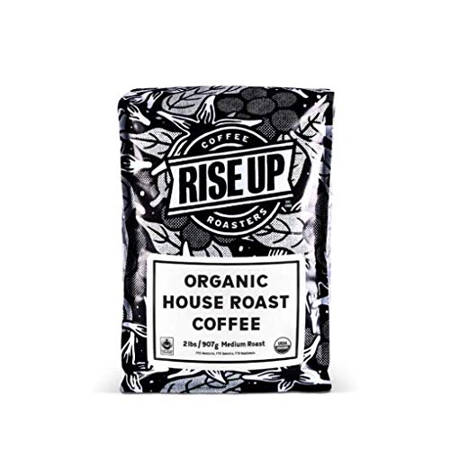 Organic House Roast Whole Bean Coffee - Fair Trade Certified 2 lb