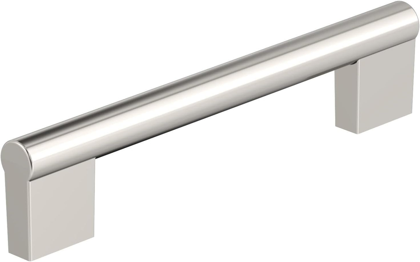 Amerock Versa 5-1/16 inch Polished Nickel Cabinet Pulls 25 Pack