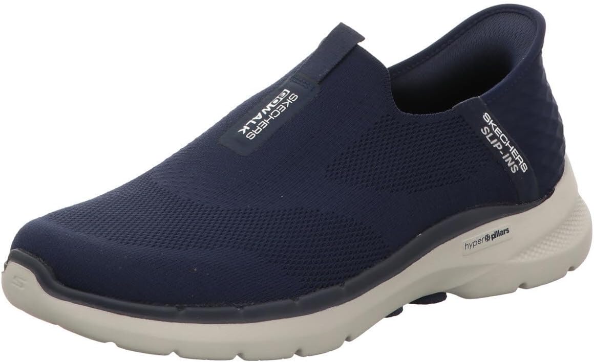 Skechers Mens Go Walk 6 Slip-ins for Effortless Comfort
