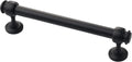 Matt Black Cabinet Pulls 5 in Hole Centers - Solid Bar Handles