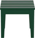 Ashore Outdoor Modern Adirondack Side Table - Dark Green