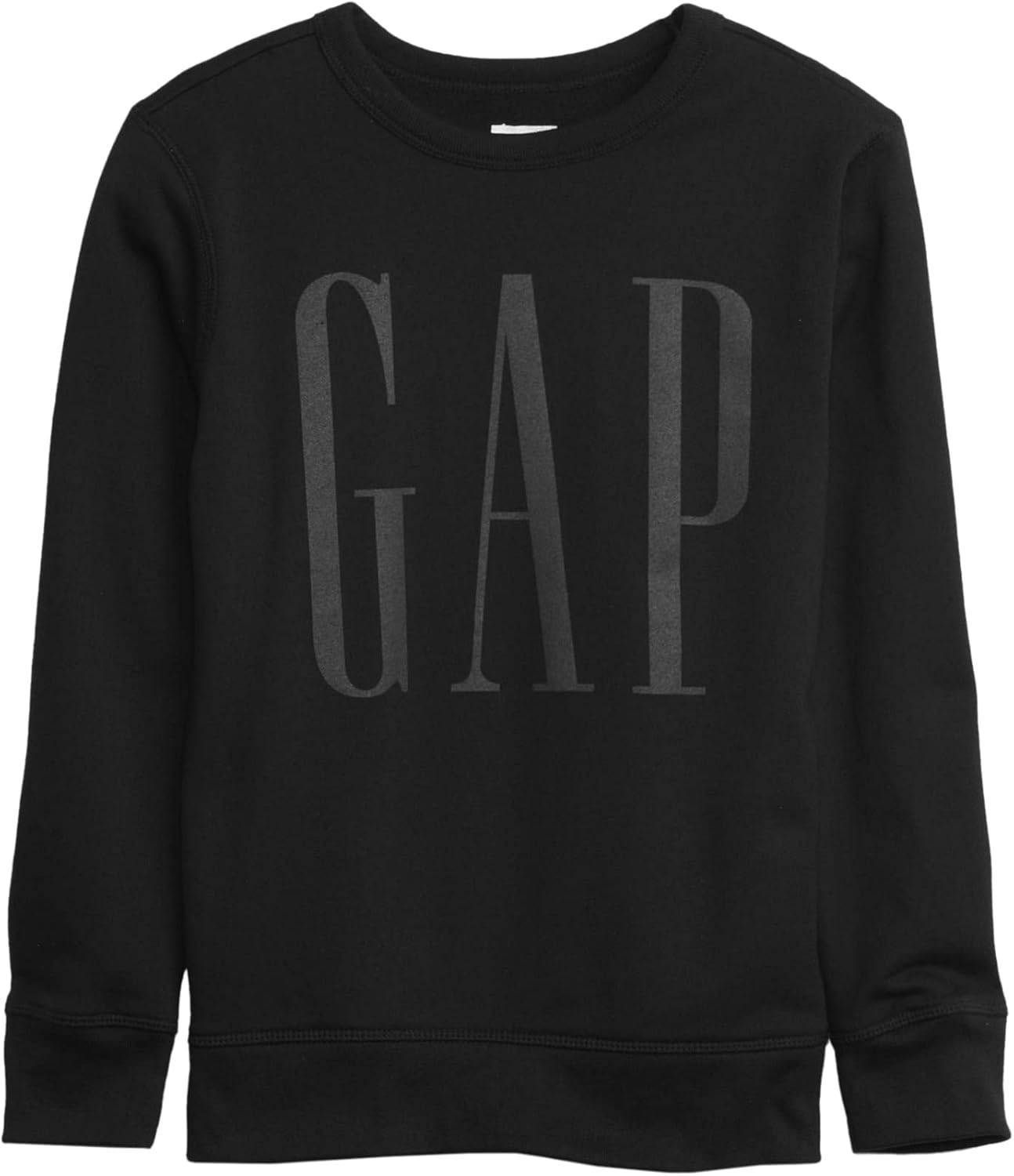 GAP Kids Logo Sweatshirt, True Black, Small US