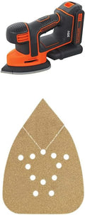 BLACK+DECKER Mouse Assorted Sandpaper 12-Pack with 20V MAX Sander