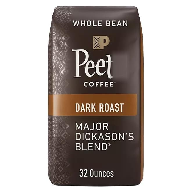 Bold & Rich Peet's Dark Roast Whole Bean Coffee, 32 oz