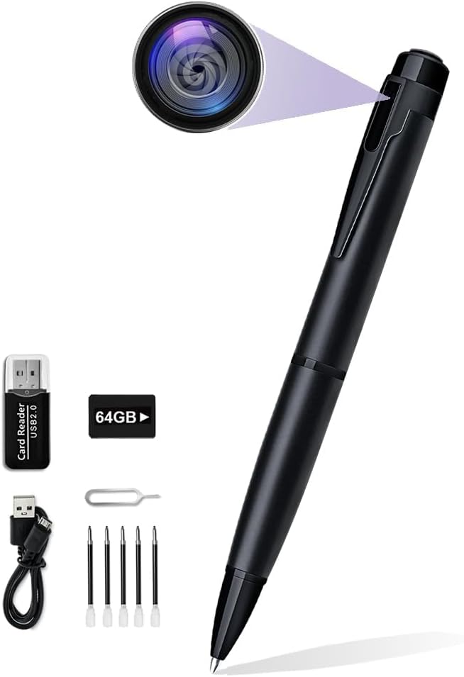 64GB Hidden Camera Full HD 1080P Mini Spy Camera for Security
