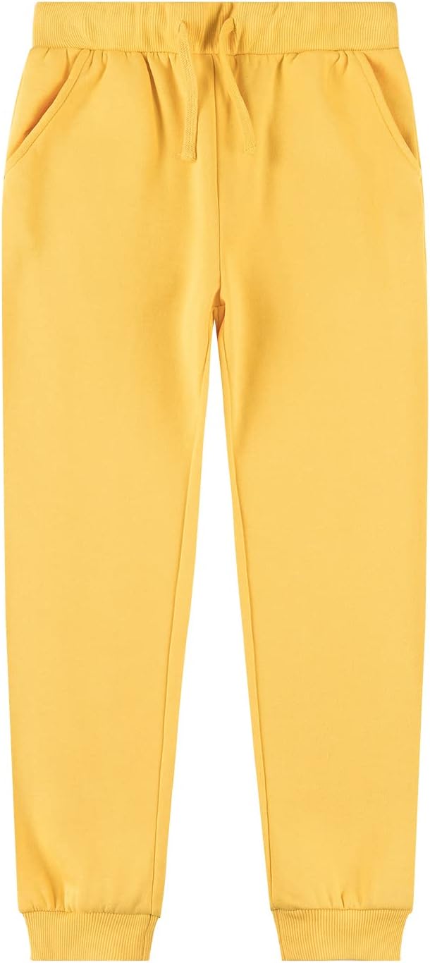 UNACOO Kids Fleece Sweatpants for Boys and Girls Age 3-12