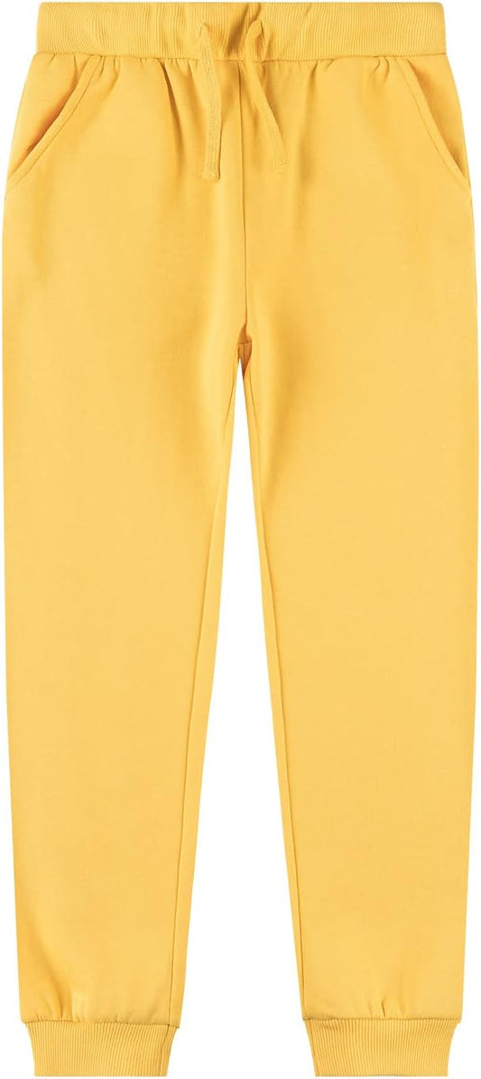 UNACOO Kids Fleece Sweatpants for Boys and Girls Age 3-12