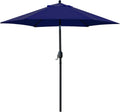 Sunnyglade 7.5 ft Patio Umbrella with Crank and Push Button Tilt