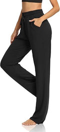 Womens Yoga Pants Wide Leg Comfy Drawstring Loose Lounge - Comfortable