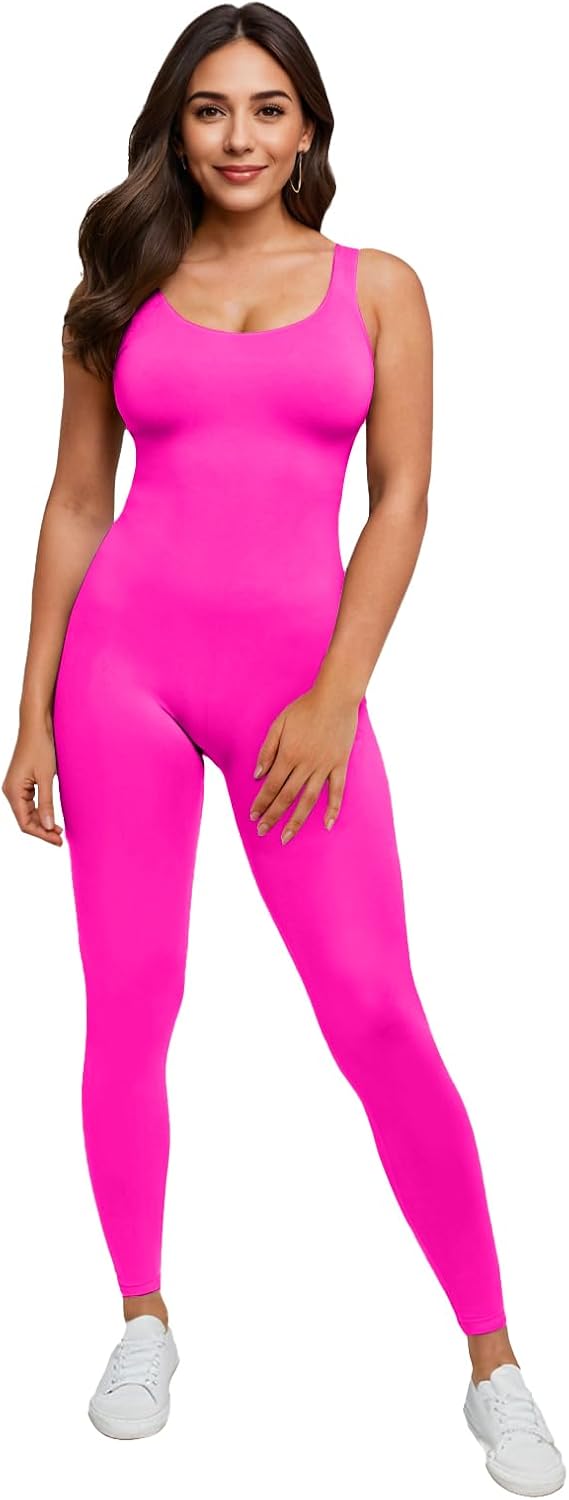 Women Slimming Sleeveless Bodysuit for Gym, Yoga, and More
