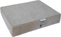 Solid Memory Foam Orthopedic Pet Bed 55 x 38 x 4 in - Khaki