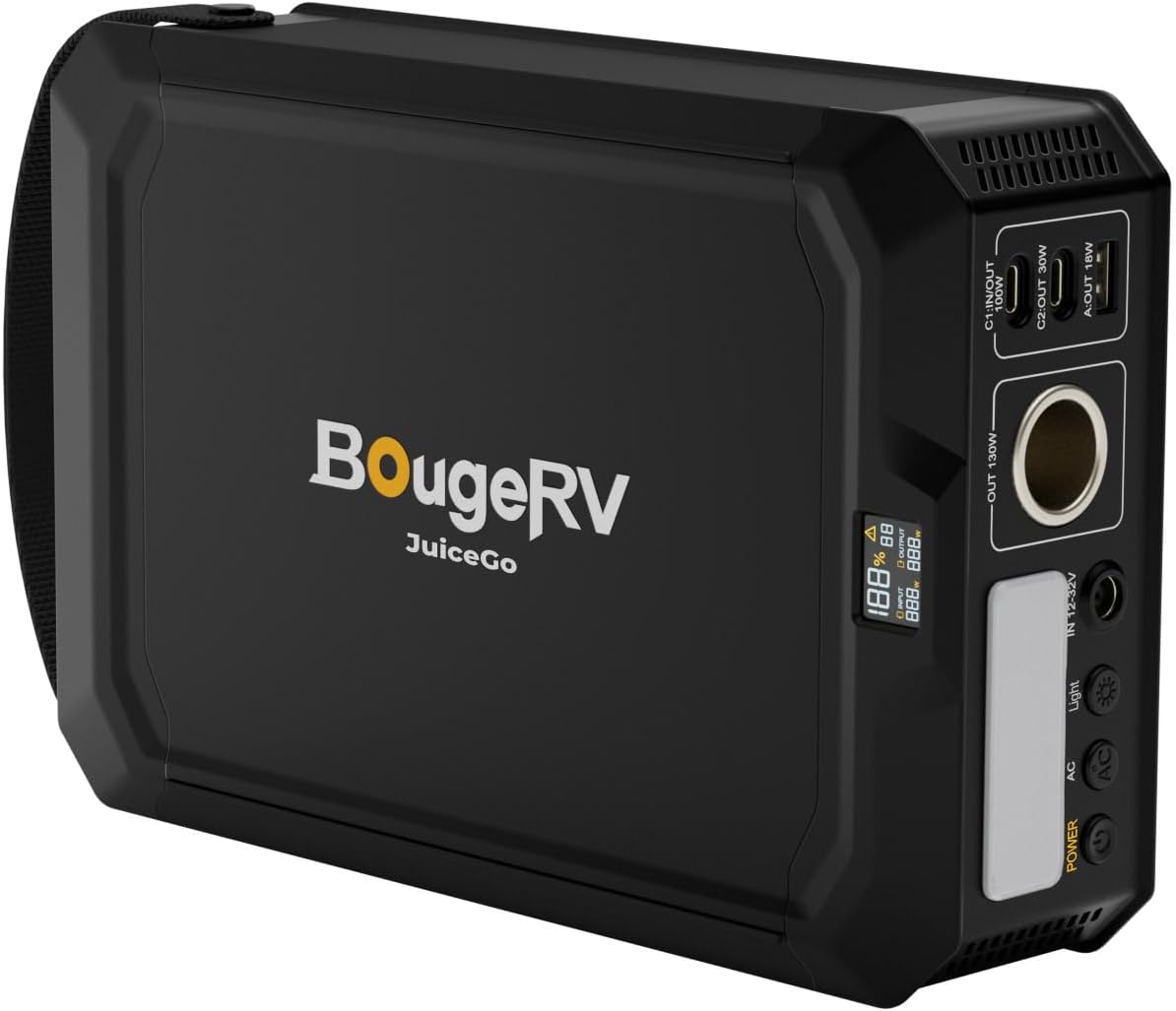 BougeRV 240Wh Portable Power Station: Emergency Power On-The-Go