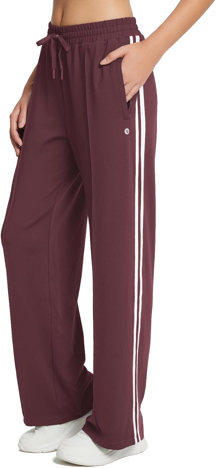 Baleaf Womens Track Pants for Athletic Running and Jogging