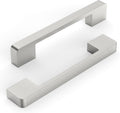 10 Pack 5 Inch Cabinet Handles Brushed Satin Nickel - Durable Pulls