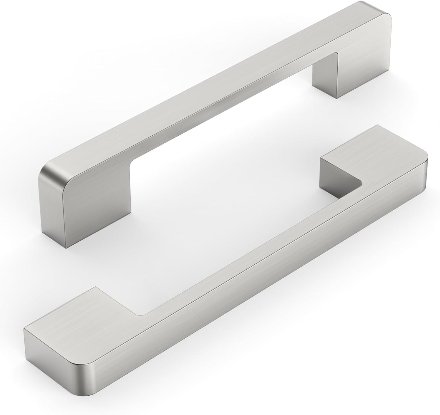 10 Pack 5 Inch Kitchen Cabinet Handles in Brushed Satin Nickel