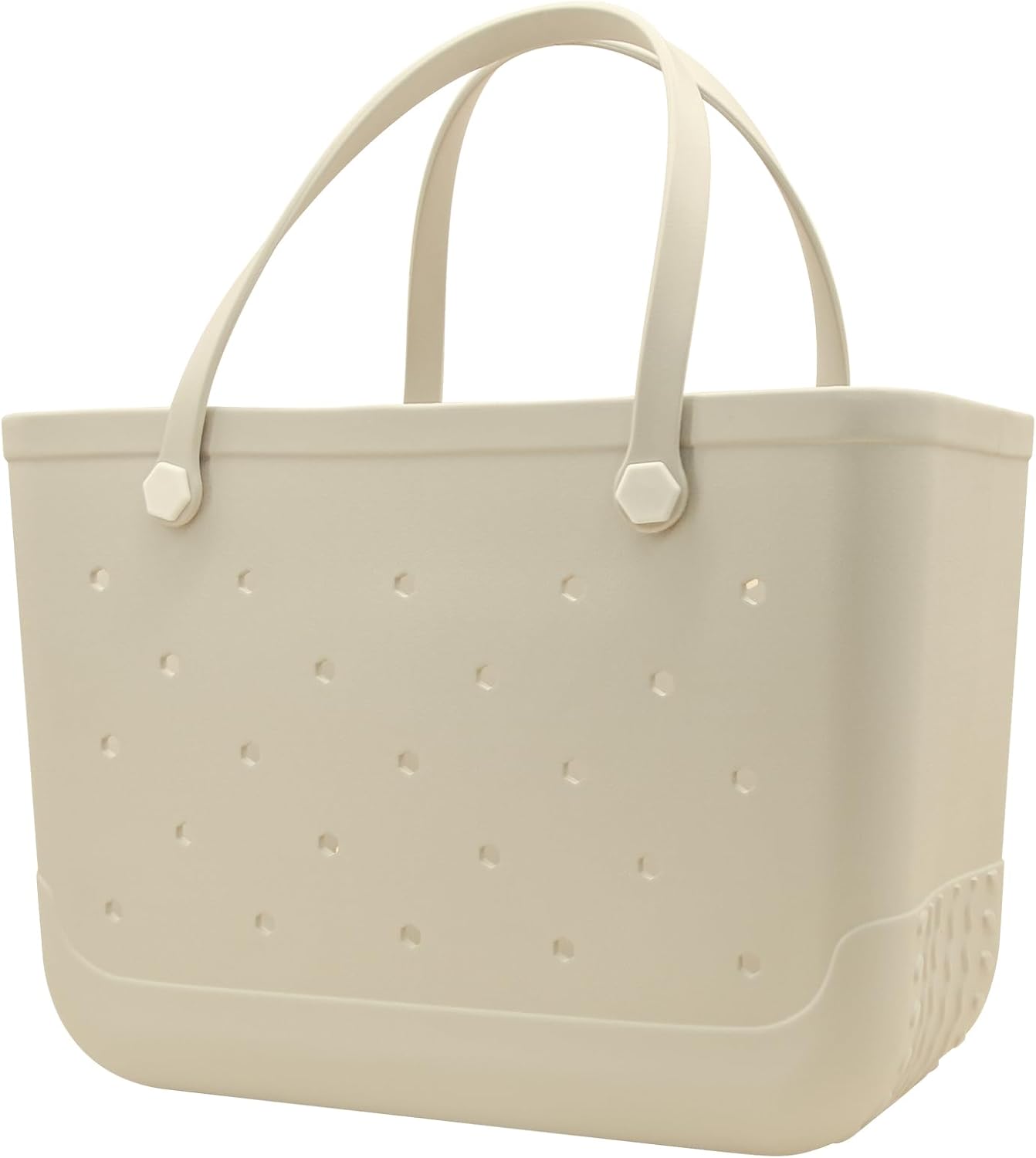 X-Large Waterproof Sandproof Rubber Beach Tote Bag with Zipper