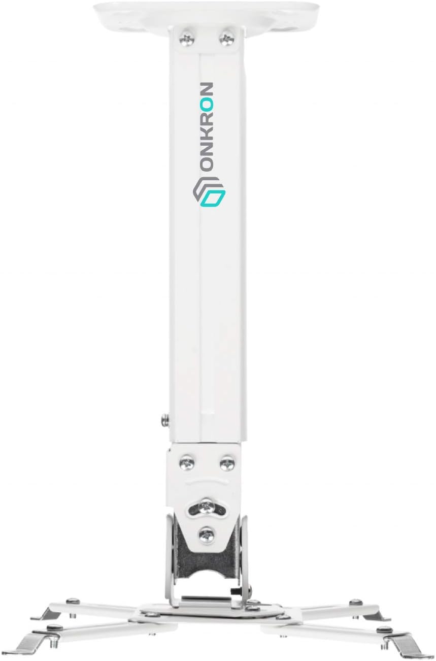 ONKRON Projector Mount for Ceiling & Wall - Adjustable & Durable