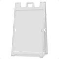 Signicade Deluxe A Frame Sidewalk Curb Sign - Portable Double Sided