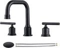 WOWOW Two Handles Widespread 8 inch Bathroom Faucet for Lavatory