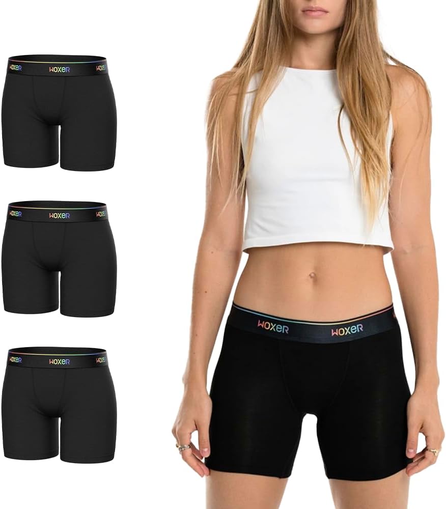 Woxer Boxer Shorts for Women - Soft Modal Boyshorts Comfort