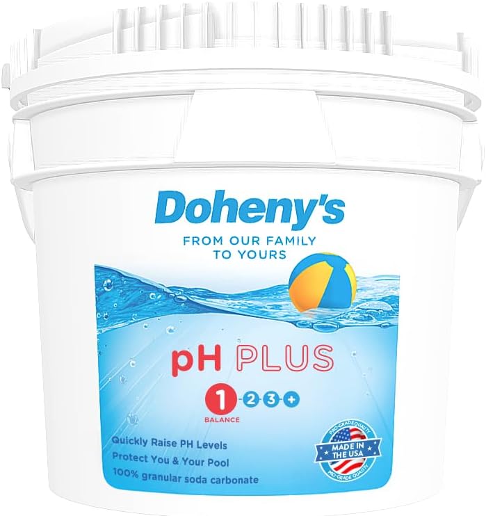 Doheny's pH Plus for Swimming Pools - Pro-Grade Soda Ash 25 LB