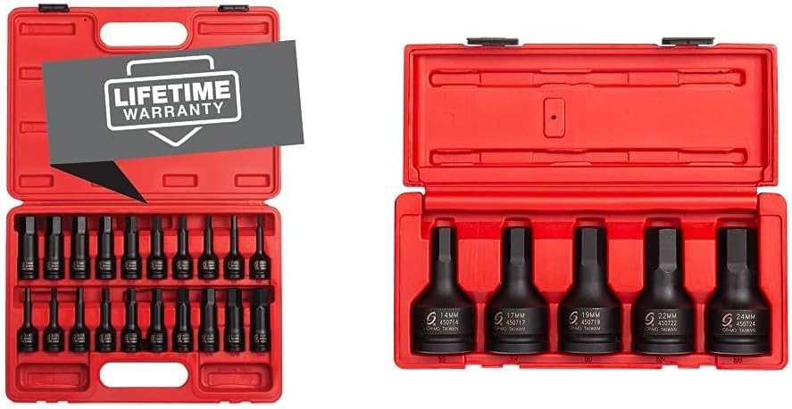 Sunex 2637 Impact Hex Driver Set - 20 Piece & 5 Piece Set