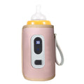 USB Baby Bottle Warmer with LCD Screen - Portable Milk Heater