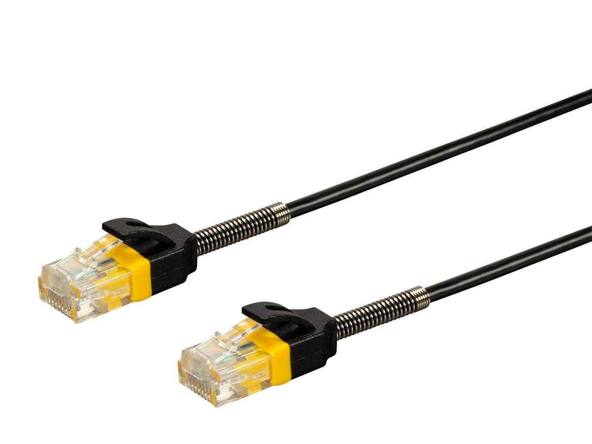 Monoprice Cat6 Ethernet Cable - Snagless & Reinforced - Ultra-Fast 550MHz Speed - 10ft Black
