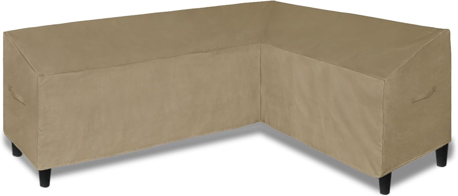 Waterproof Patio L-Shaped Sectional Sofa Cover for Outdoor Use