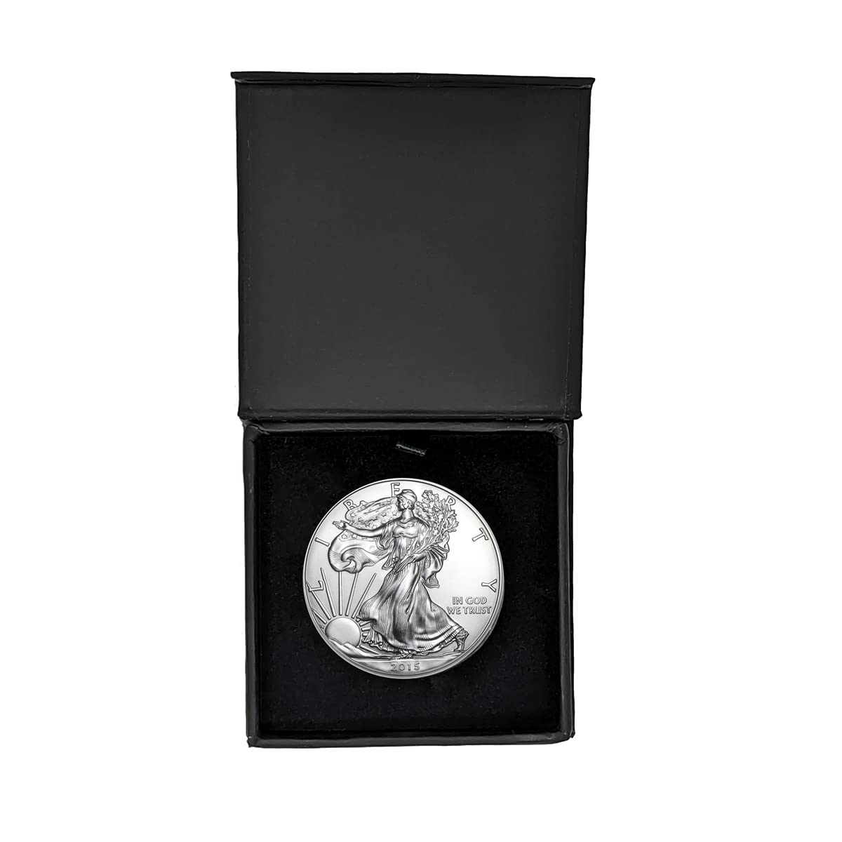 2015 U.S. Silver Eagle Coin in Black Gift Box - Uncirculated