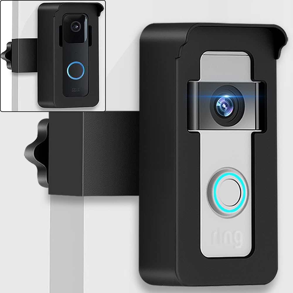 Secure Doorbell Mount for Ring & Blink | Anti-Theft, No-Drill | AutoSonic