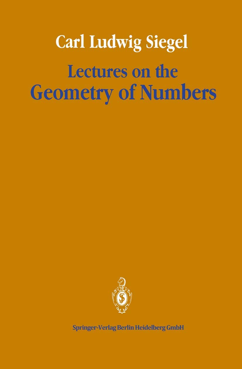 Lectures on the Geometry of Numbers: A Comprehensive Guide